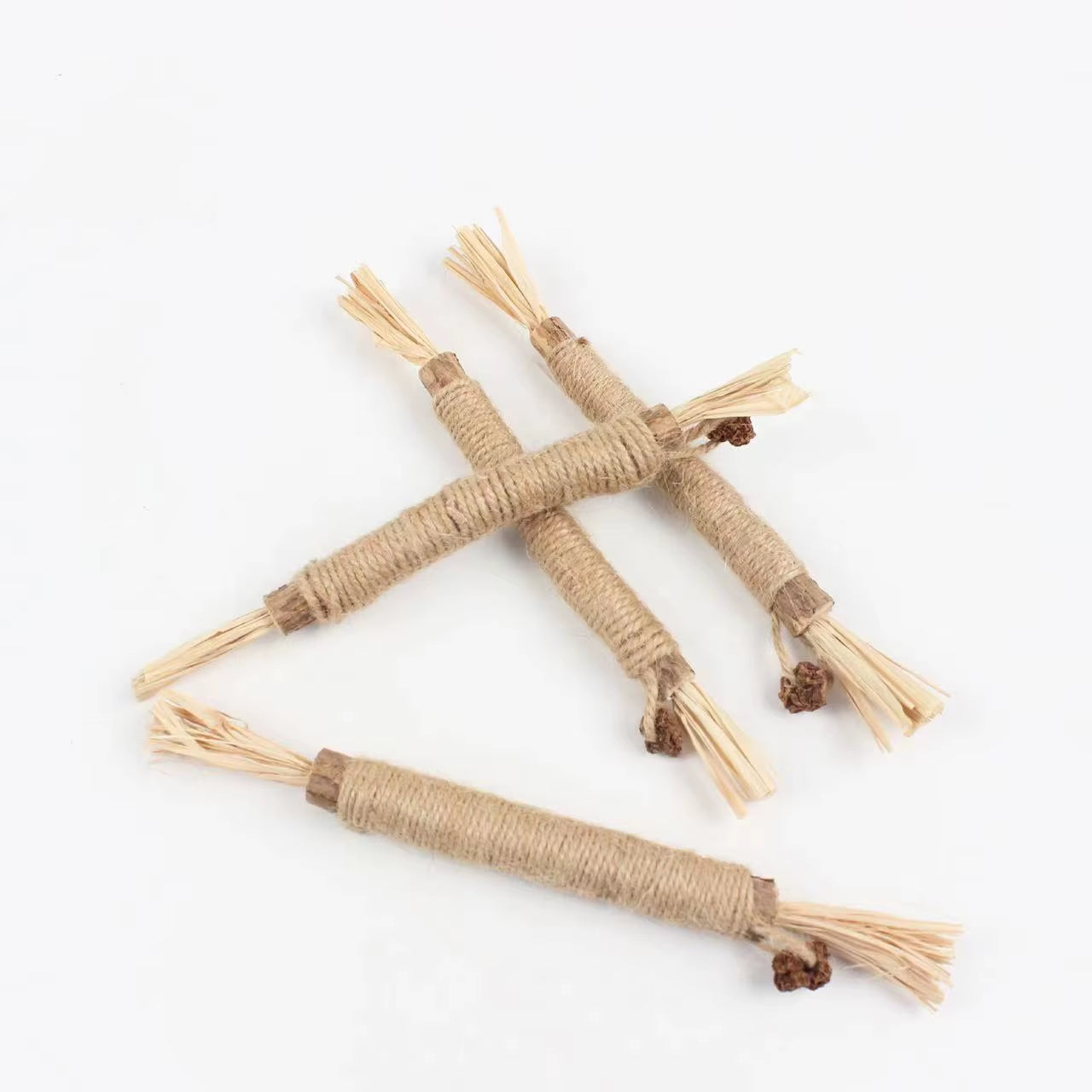 Popular Wood Polygonum Teasing Cat Toy Snacks Self-Hi Gnawing Teeth Cleaning Natural Molar Stick