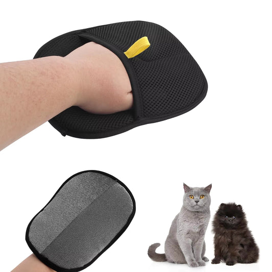 New Pet Grooming Gloves Static Dedusting Brush Pet Hair Remover Brush Removing Dog Cat Hair from Sofa Carpet Clothes